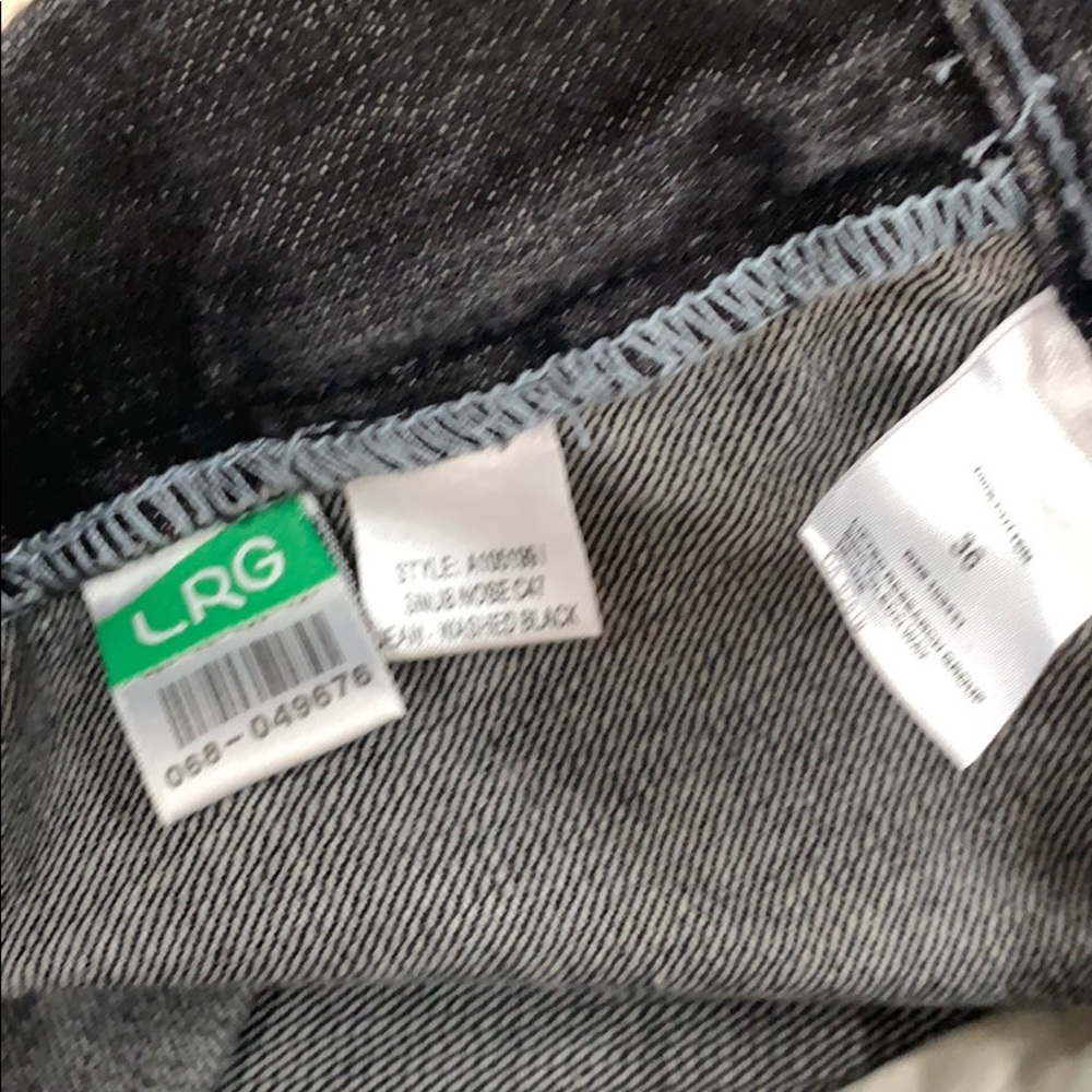 Lrg Men’s/Kids Black Denim Jeans - Picture 3 of 8